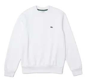 Lacoste Sweatshirt blanc en molleton