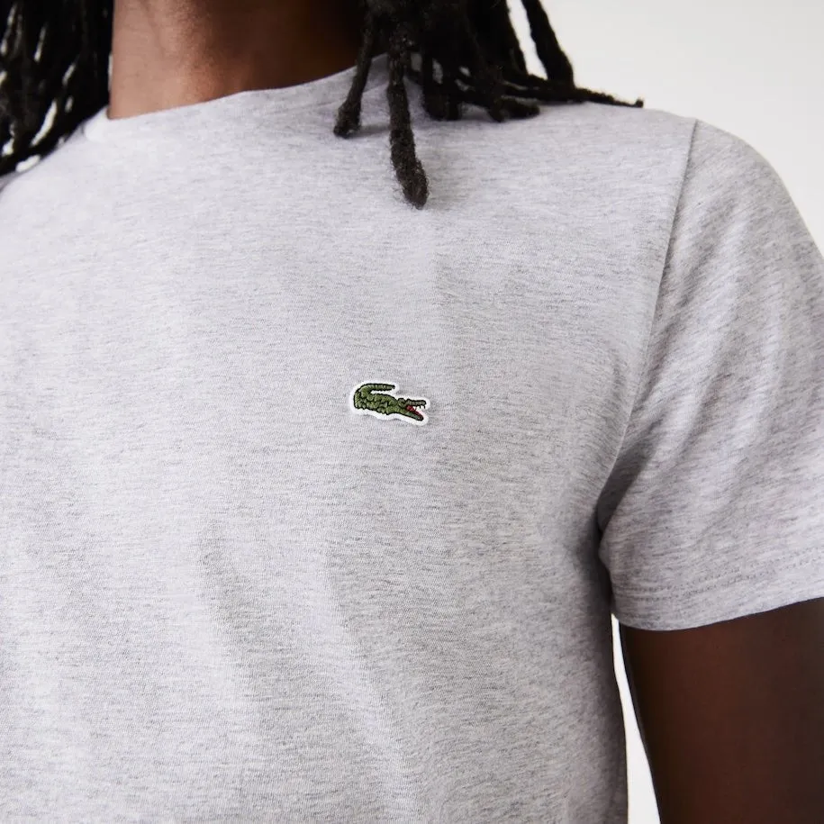 Lacoste T-shirt Gris pima uni