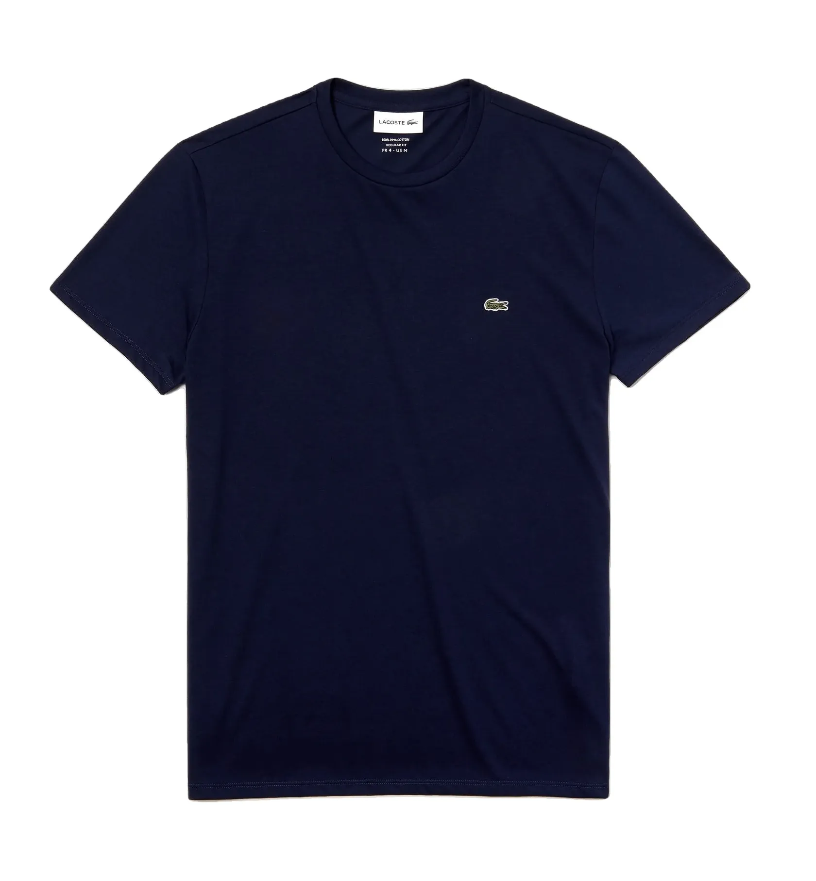 Lacoste T-shirt Marine pima uni