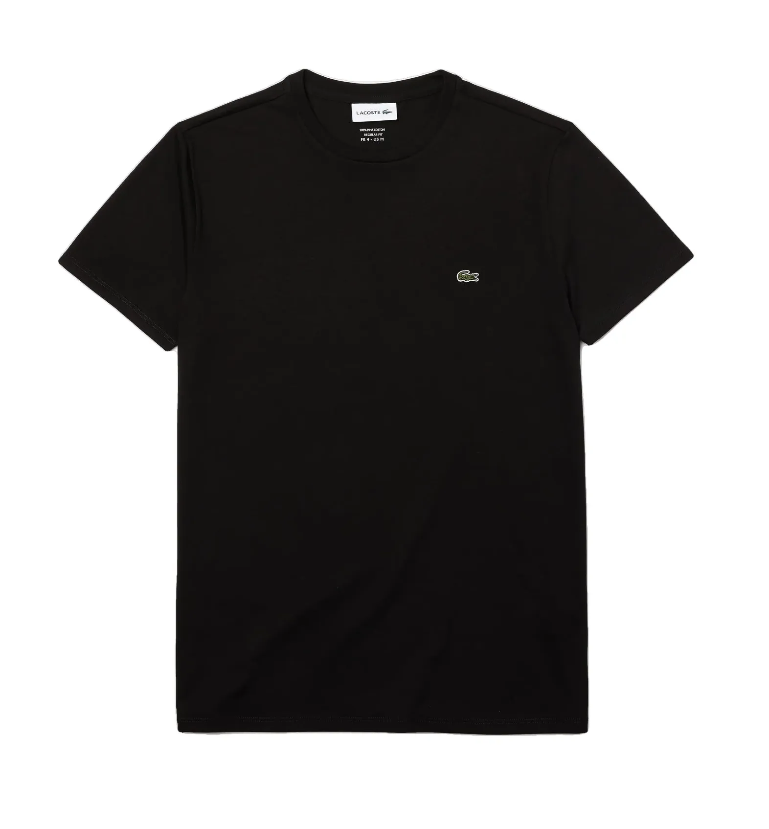 Lacoste T-shirt Noir pima uni