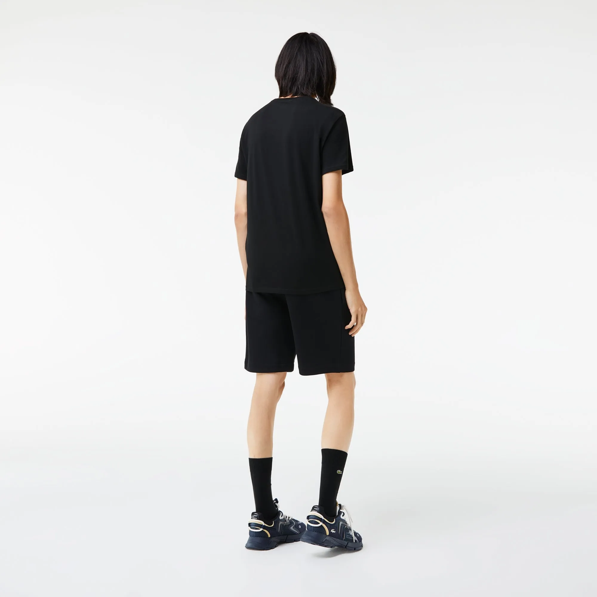 Lacoste T-shirt Noir pima uni