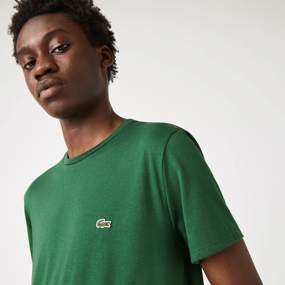 Lacoste T-shirt vert pima uni