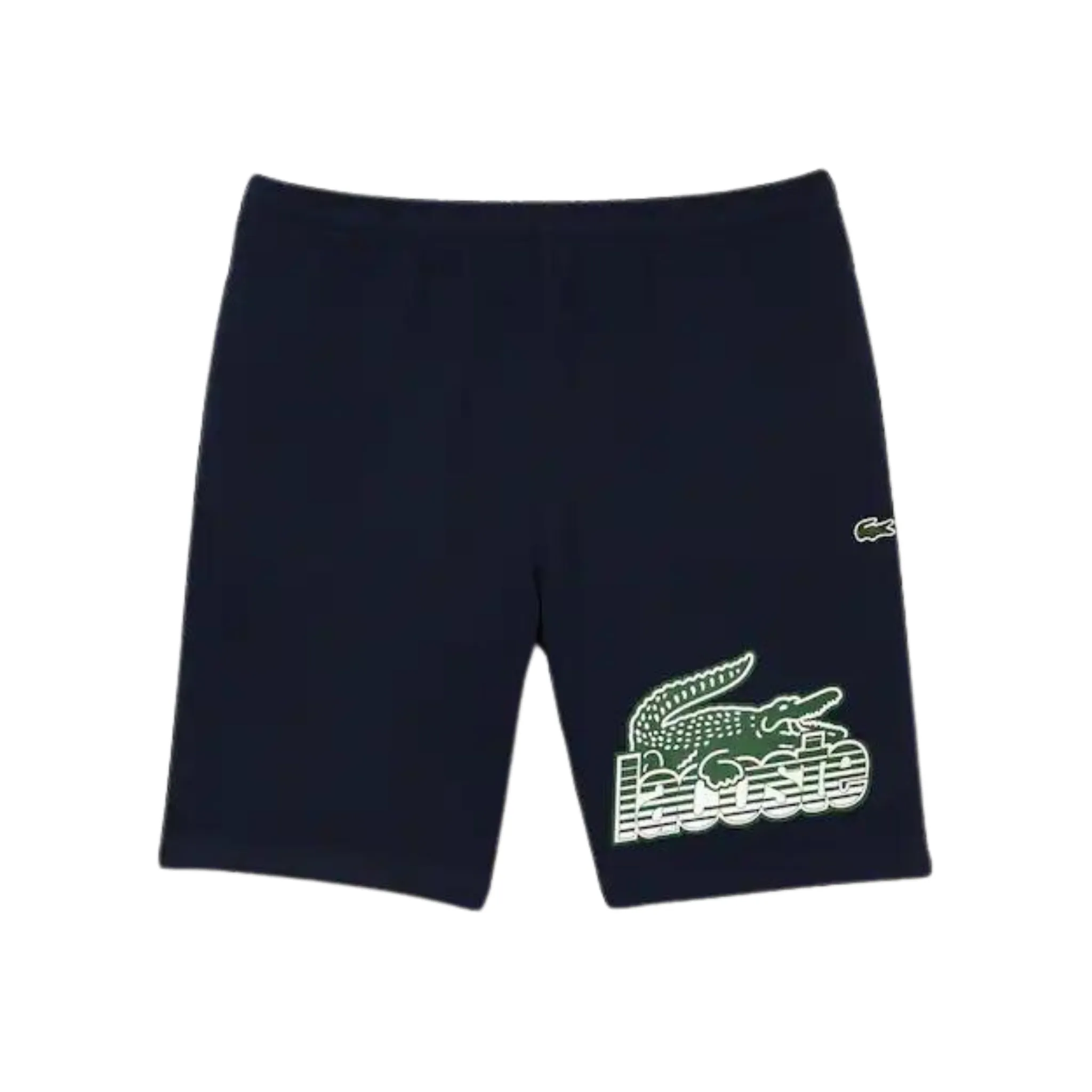 Lacoste Unbrushed Cotton Fleece Shorts (Navy)