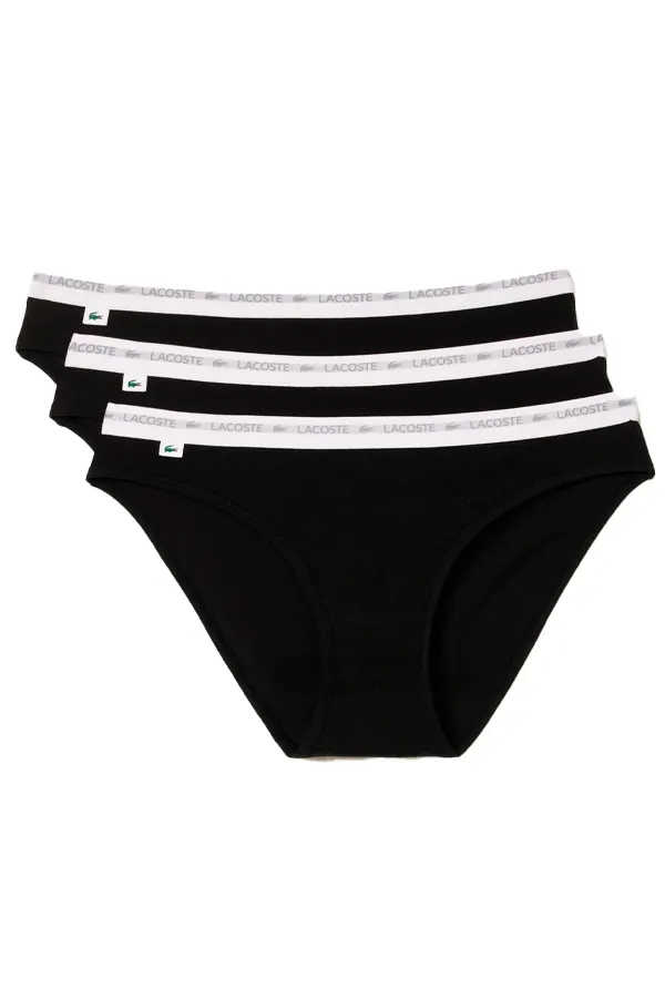 Lacoste Women Logo Line Briefs Black