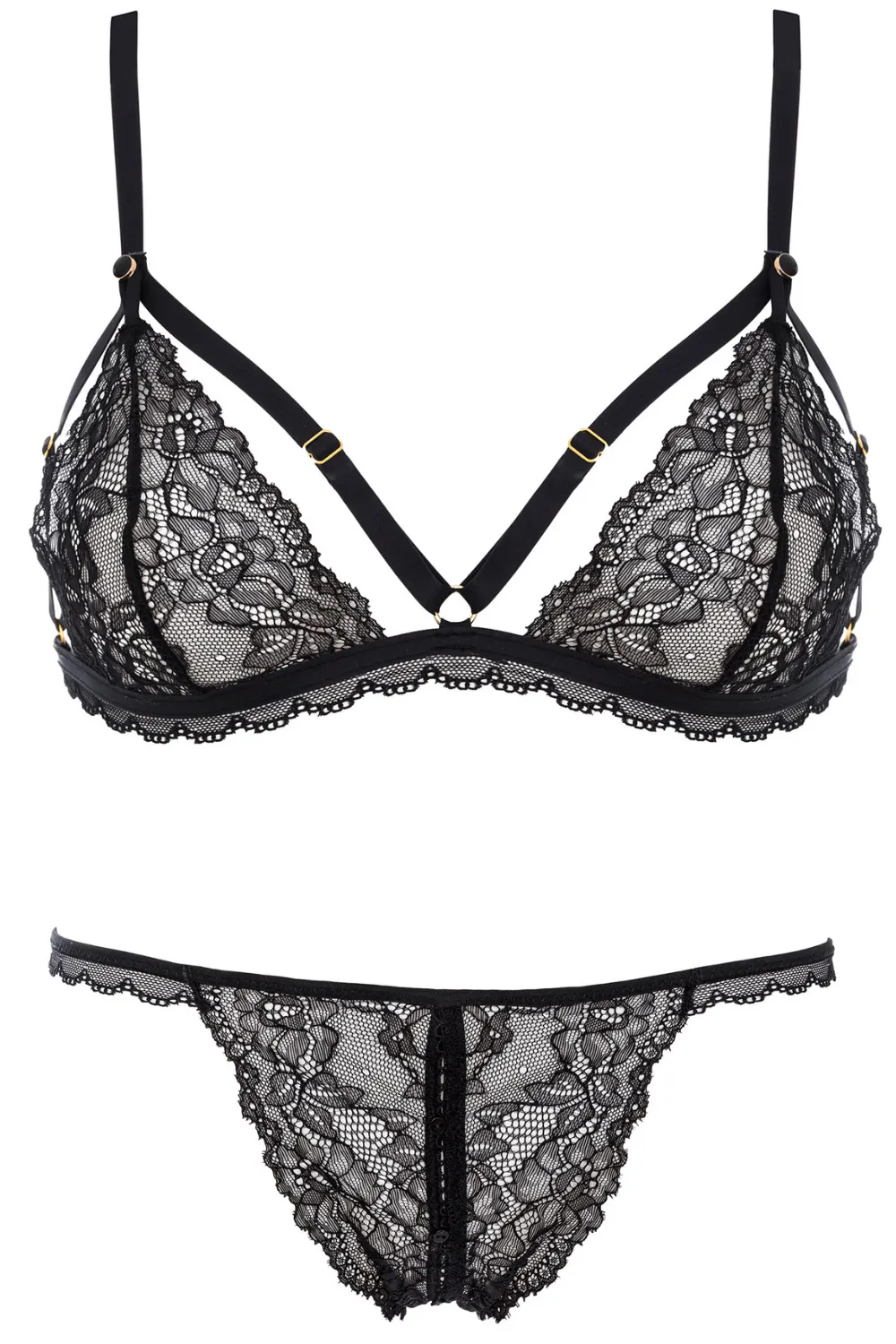 Le Petit Secret Dentelle Triangle Bra & Naked Brief