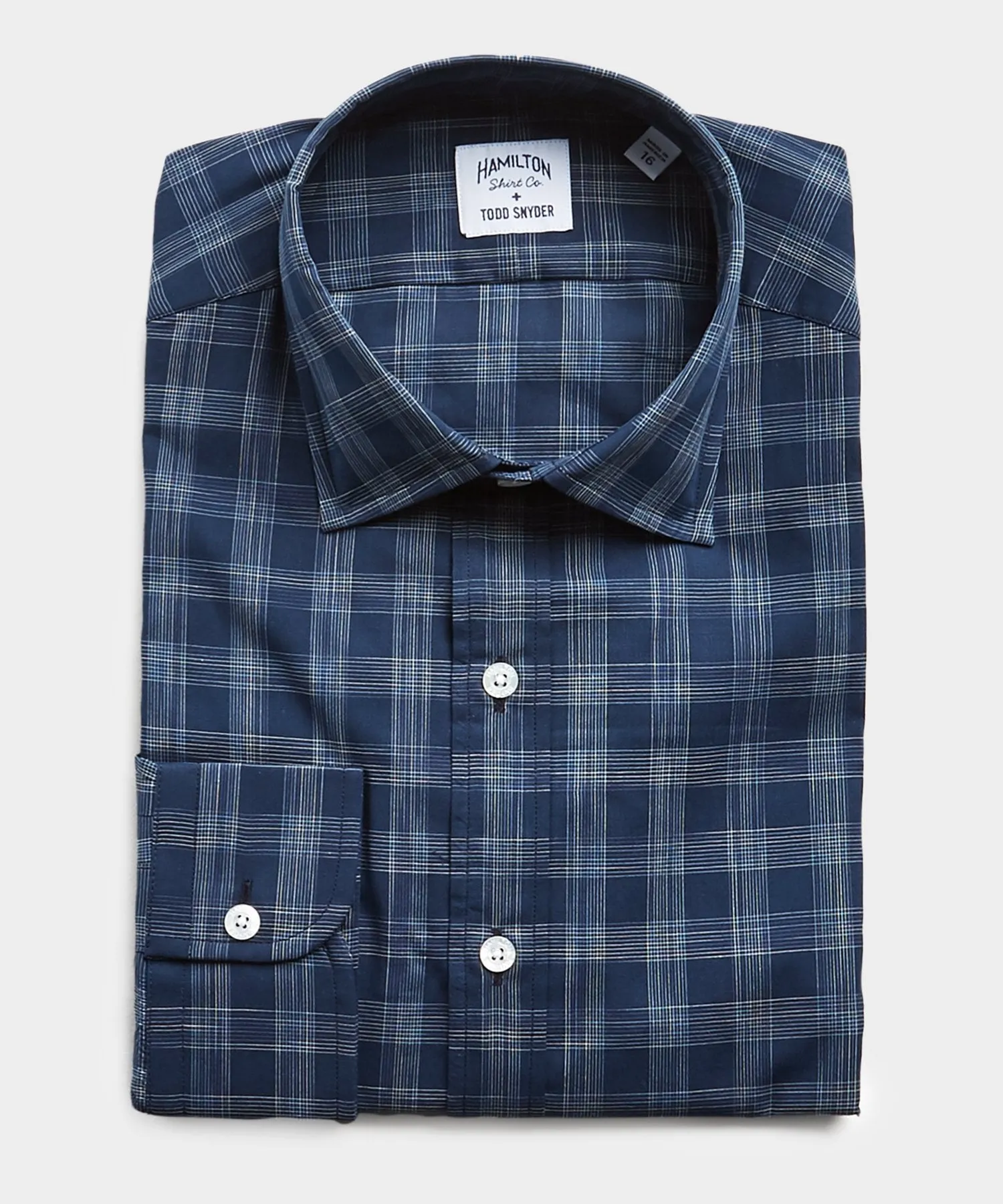 Made in USA Hamilton + Todd Snyder Check Dress Shirt