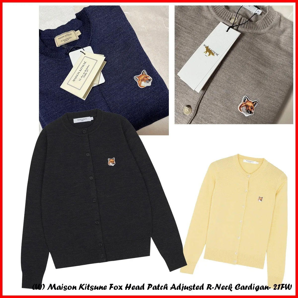 MAISON KITSUNE  |Casual Style Unisex Street Style Party Style Office Style