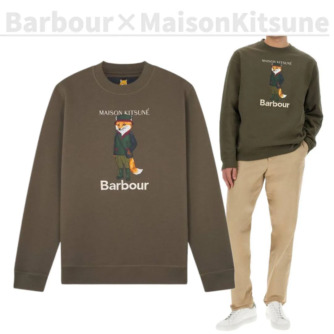 MAISON KITSUNE  |Collaboration Logo Designers Sweatshirts