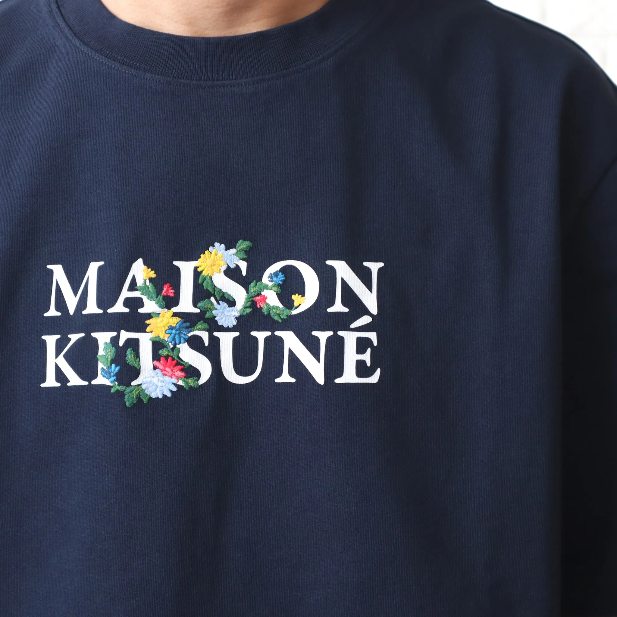 MAISON KITSUNE  |Crew Neck Unisex Plain Cotton Short Sleeves Logo Designers