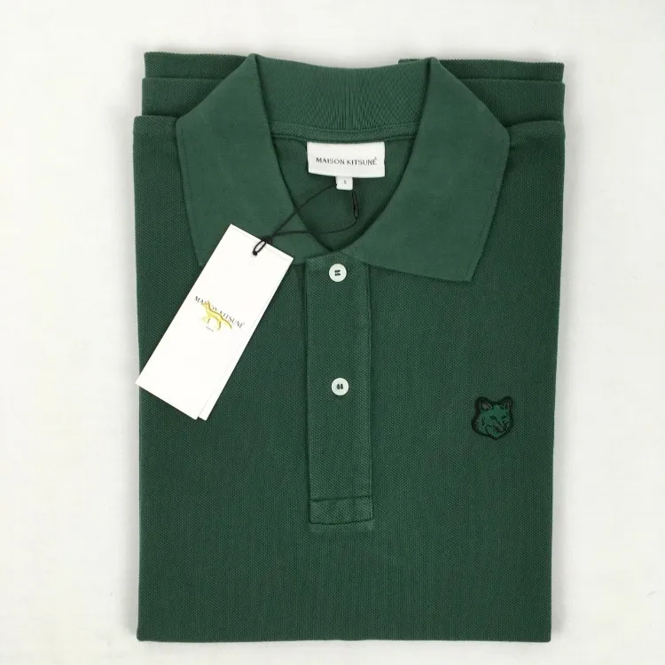 MAISON KITSUNE  |Plain Cotton Logo Designers Polos