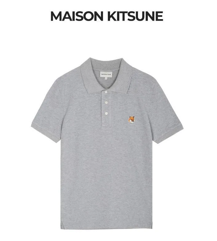 MAISON KITSUNE  |Plain Logo Designers Polos