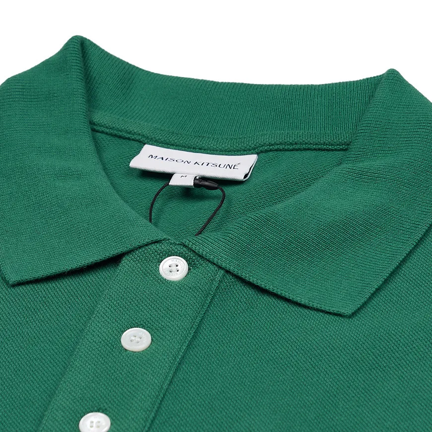 MAISON KITSUNE  |Street Style Short Sleeves Logo Designers Polos