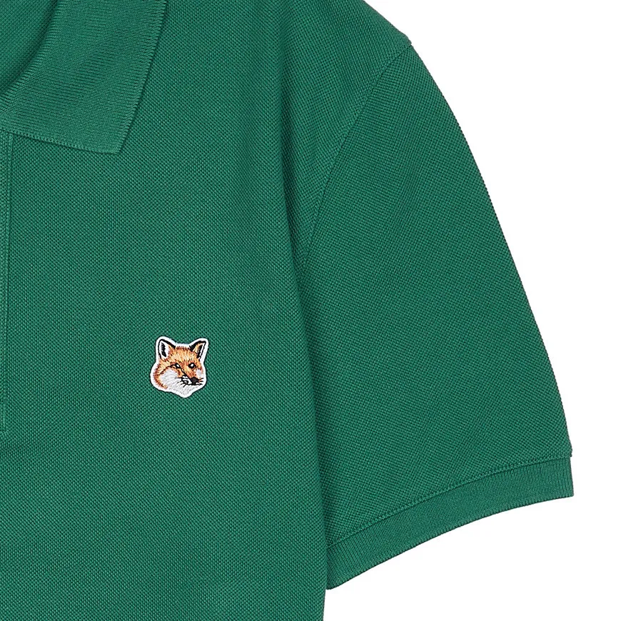 MAISON KITSUNE  |Street Style Short Sleeves Logo Designers Polos