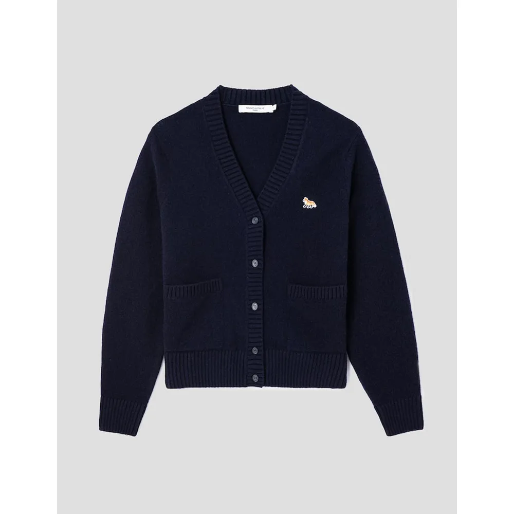 MAISON KITSUNE  |Unisex Plain Other Animal Patterns Logo Cardigans