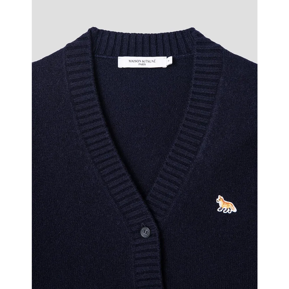 MAISON KITSUNE  |Unisex Plain Other Animal Patterns Logo Cardigans