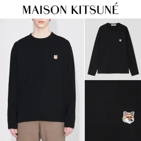 MAISON KITSUNE  |Unisex Plain Other Animal Patterns Logo Designers