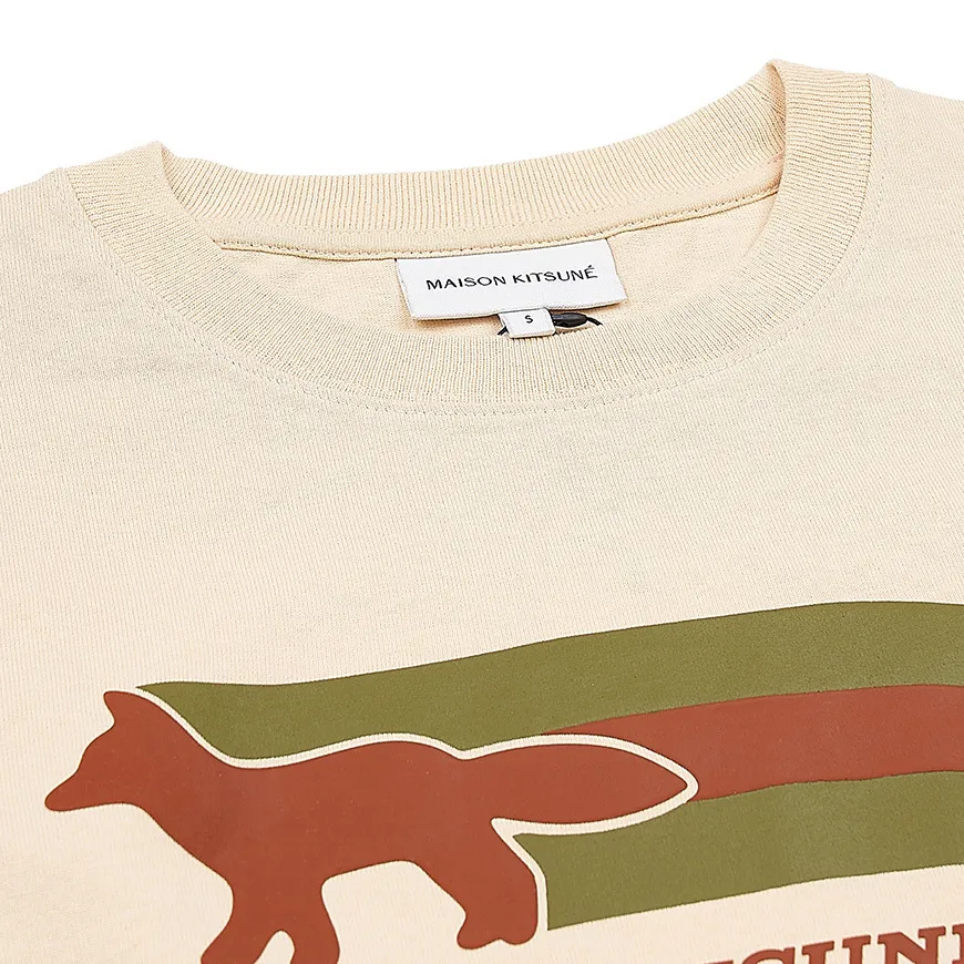 MAISON KITSUNE  |Unisex Street Style Cotton Short Sleeves Logo Designers