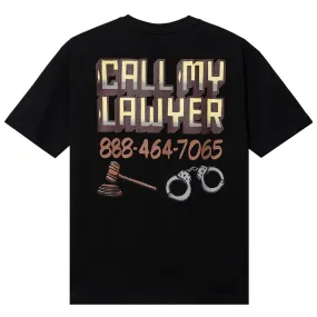 Market  Call My Lawyer Sign SS Tee