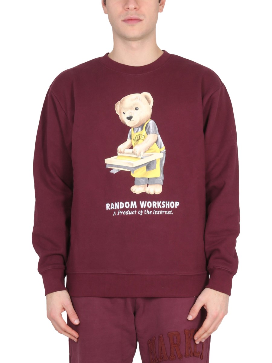 MARKET    RANDOM WORKSHOP BEAR SWEATSHIRT