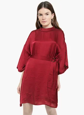 Melanie Hammer Satin Shift Dress