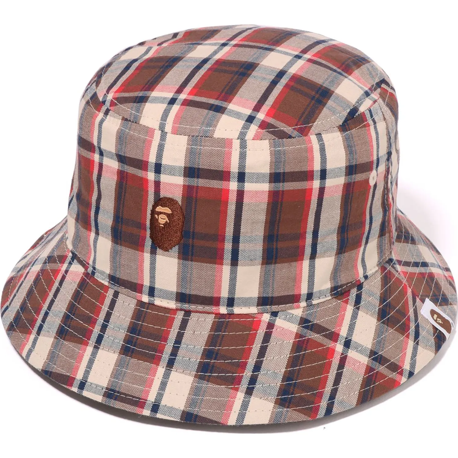 MINI BAPE CHECK BUCKET HAT