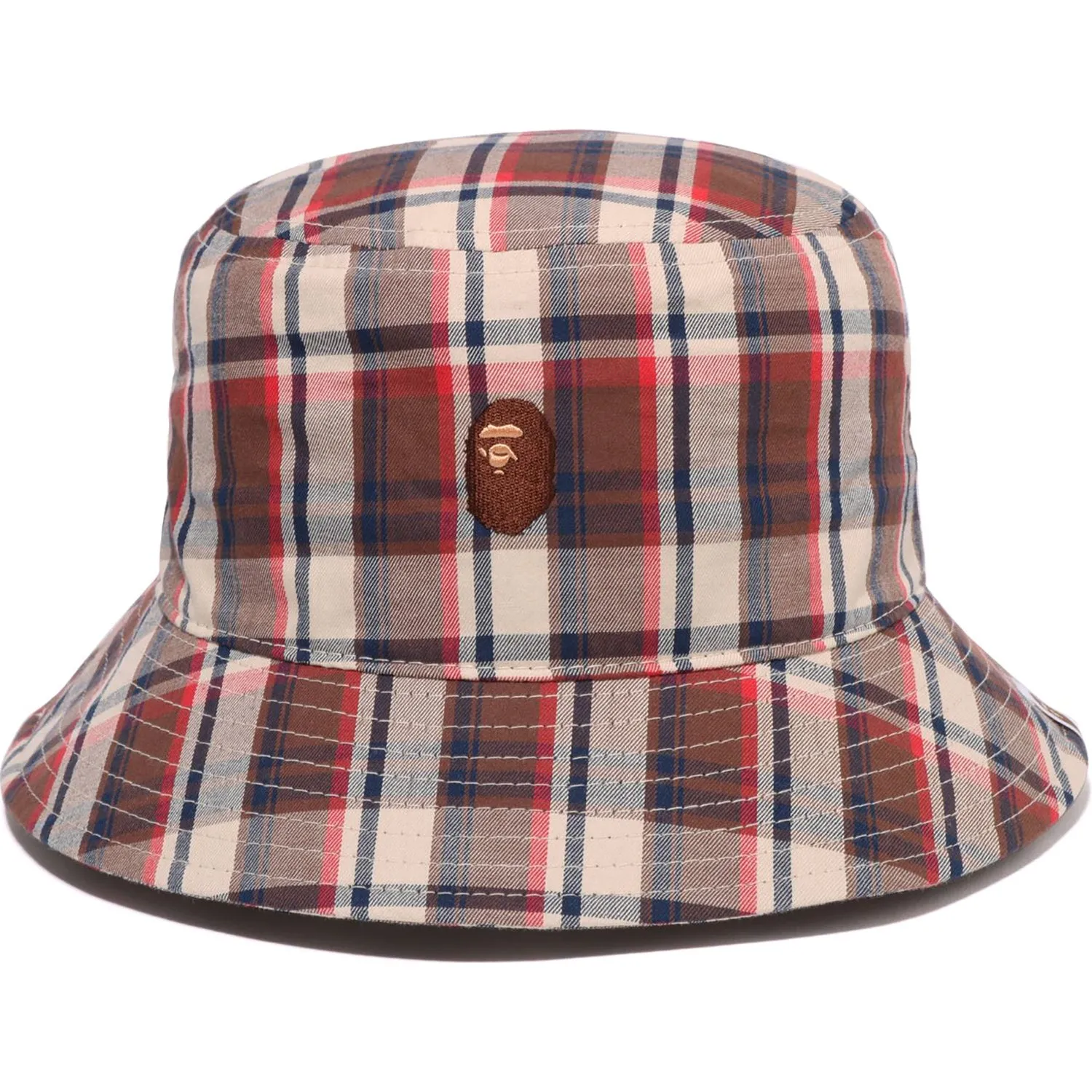 MINI BAPE CHECK BUCKET HAT