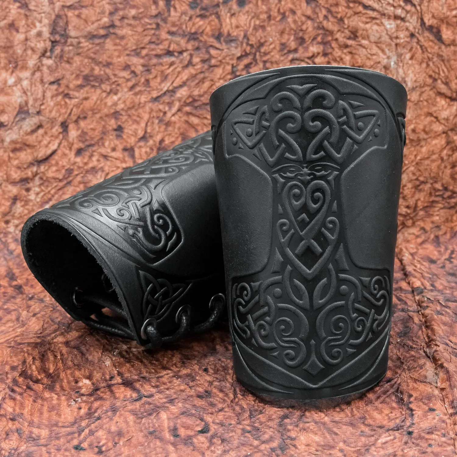 Mjolnir Leather Bracer