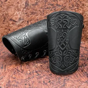 Mjolnir Leather Bracer