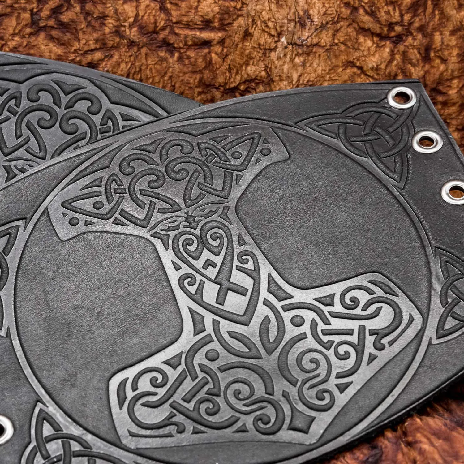 Mjolnir Leather Bracer