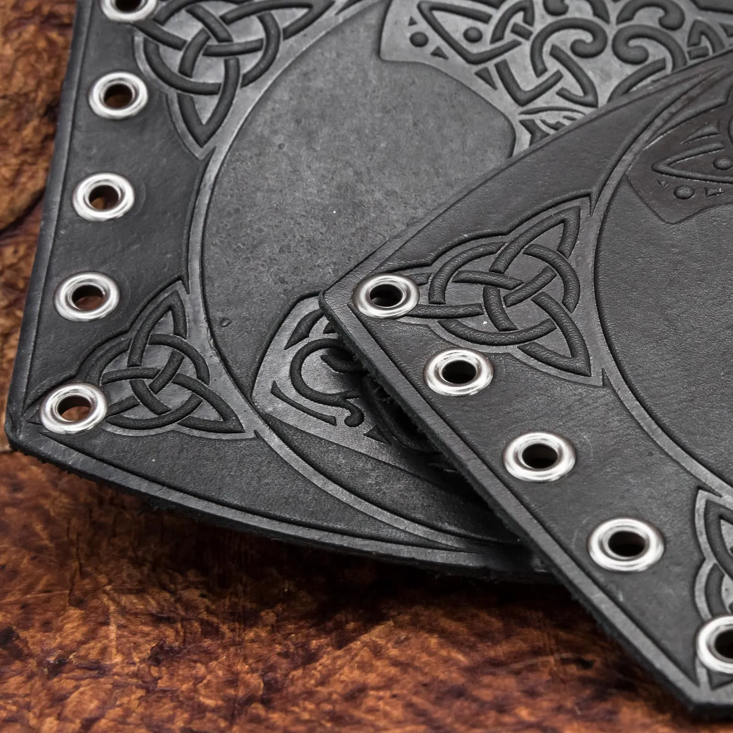 Mjolnir Leather Bracer