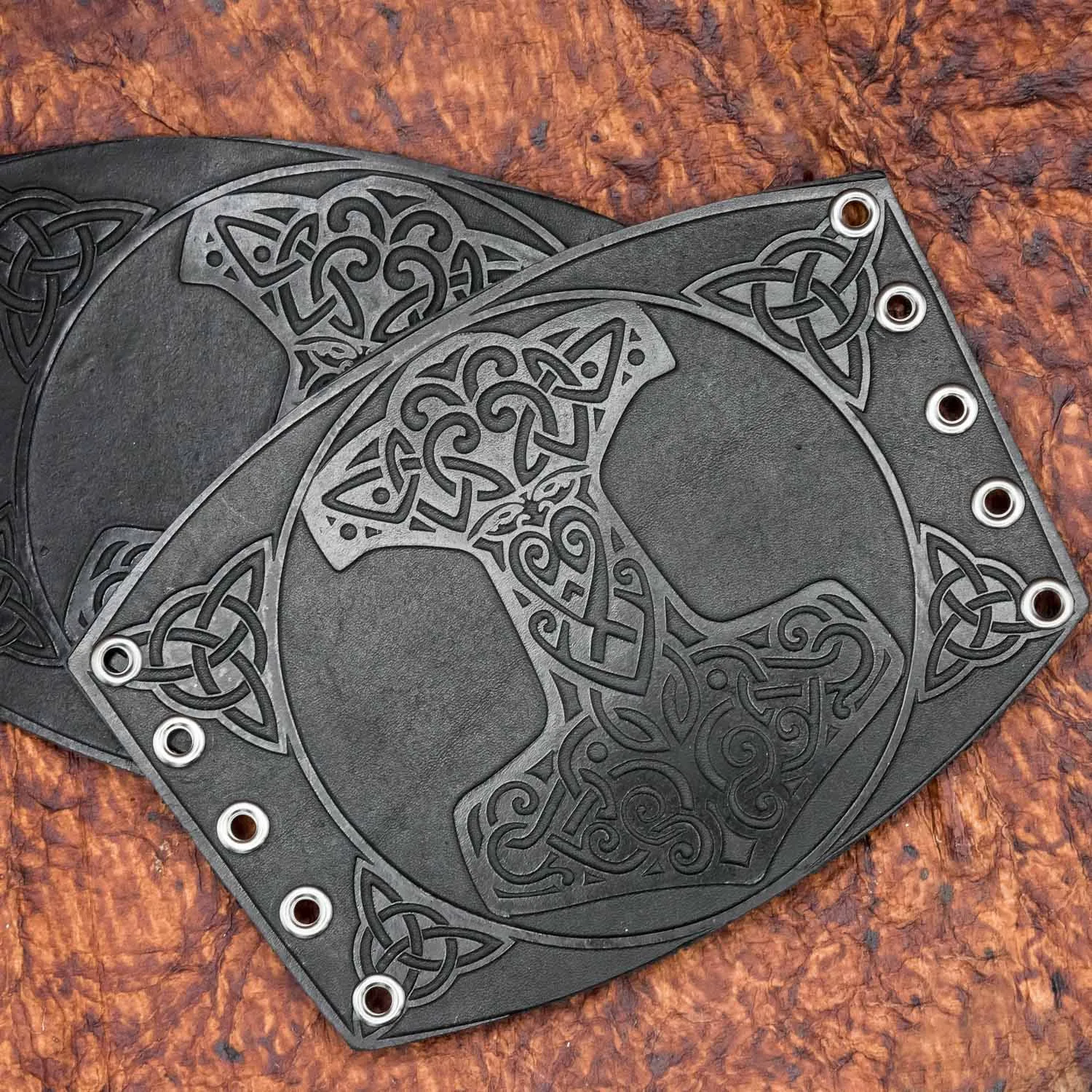 Mjolnir Leather Bracer