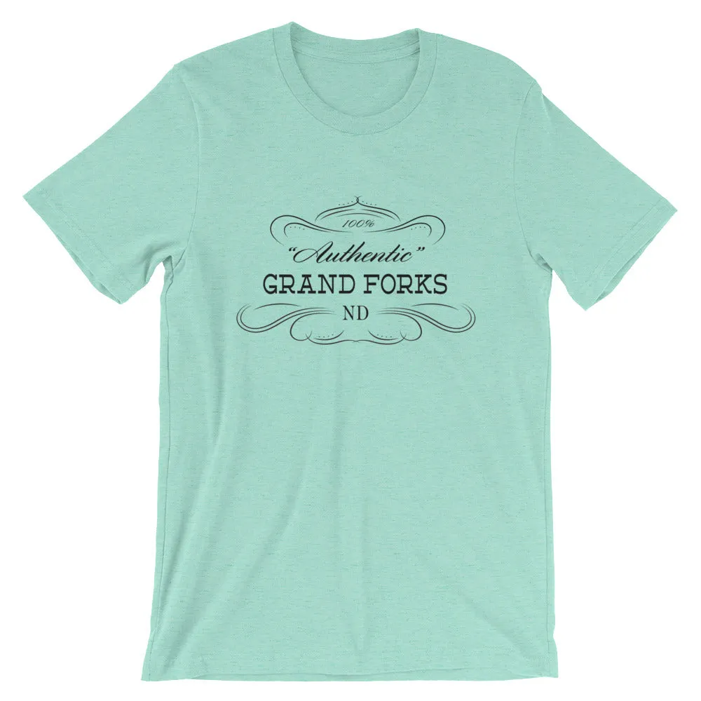 North Dakota - Grand Forks ND - Short-Sleeve Unisex T-Shirt - Authentic