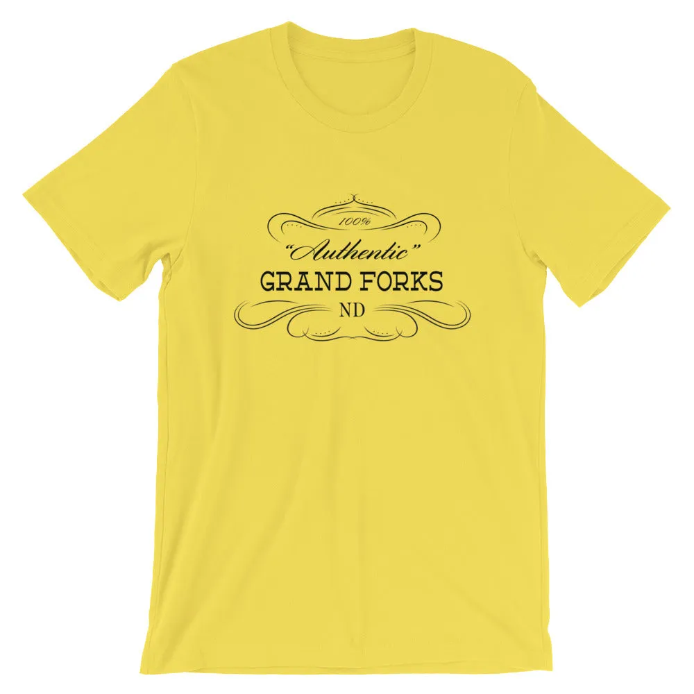 North Dakota - Grand Forks ND - Short-Sleeve Unisex T-Shirt - Authentic