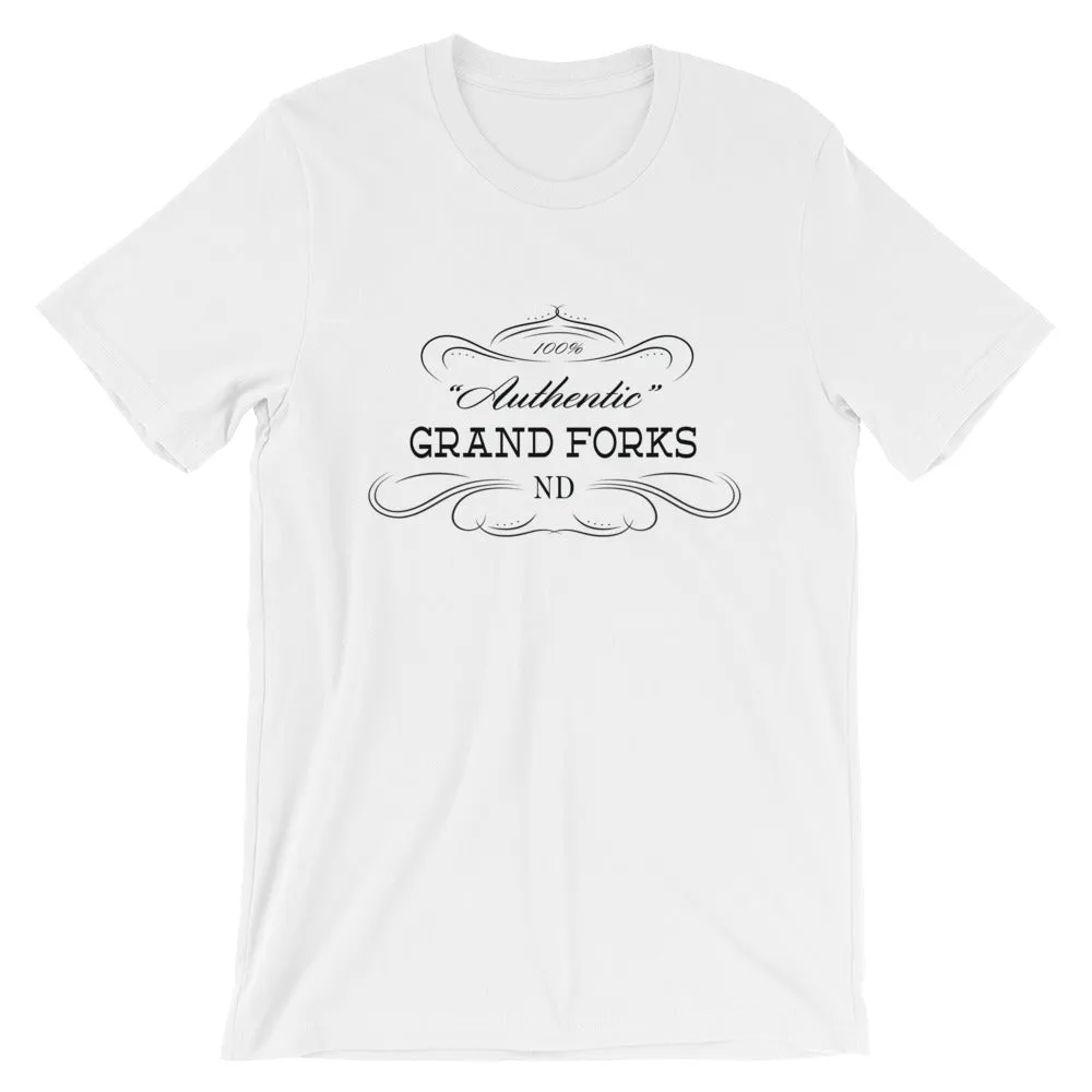 North Dakota - Grand Forks ND - Short-Sleeve Unisex T-Shirt - Authentic