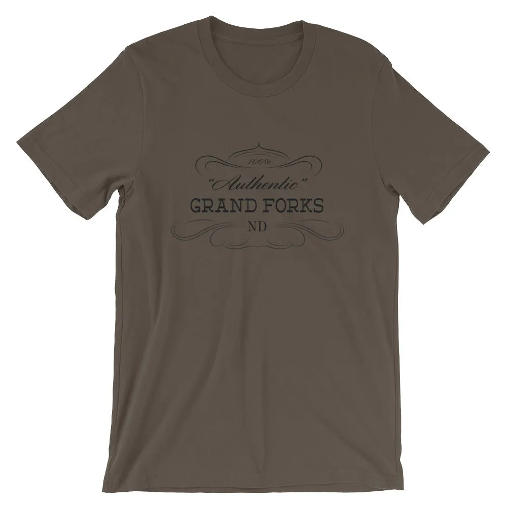 North Dakota - Grand Forks ND - Short-Sleeve Unisex T-Shirt - Authentic