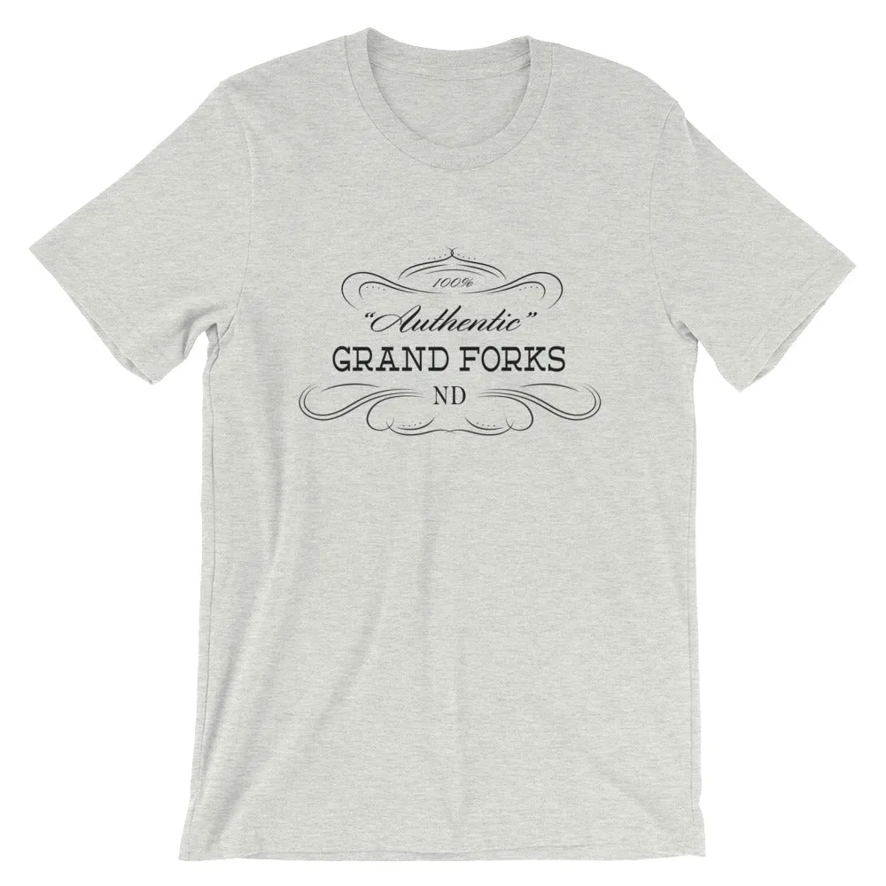 North Dakota - Grand Forks ND - Short-Sleeve Unisex T-Shirt - Authentic