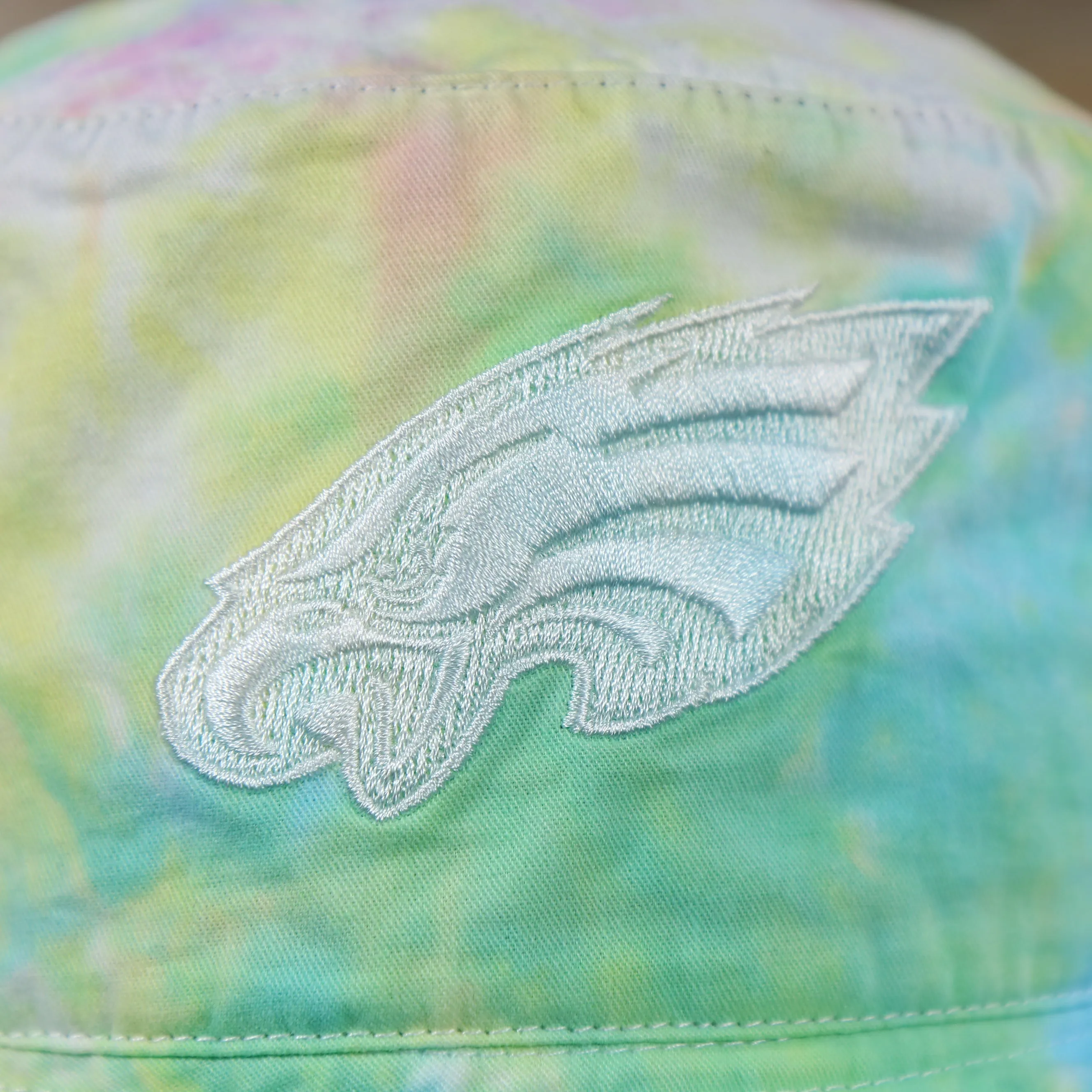 Philadelphia Eagles Tie Dye Bucket Hat