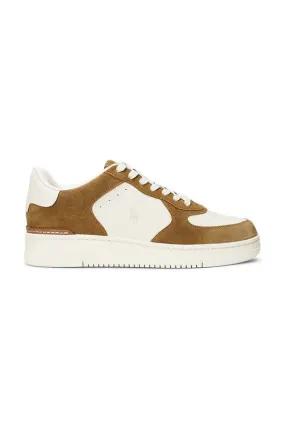 Polo Ralph Lauren sneakers Masters CRT-SK-LTL brown color 809945251003.999