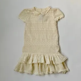 Ralph Lauren Cream Crochet Dress: 6 Years (Brand New)