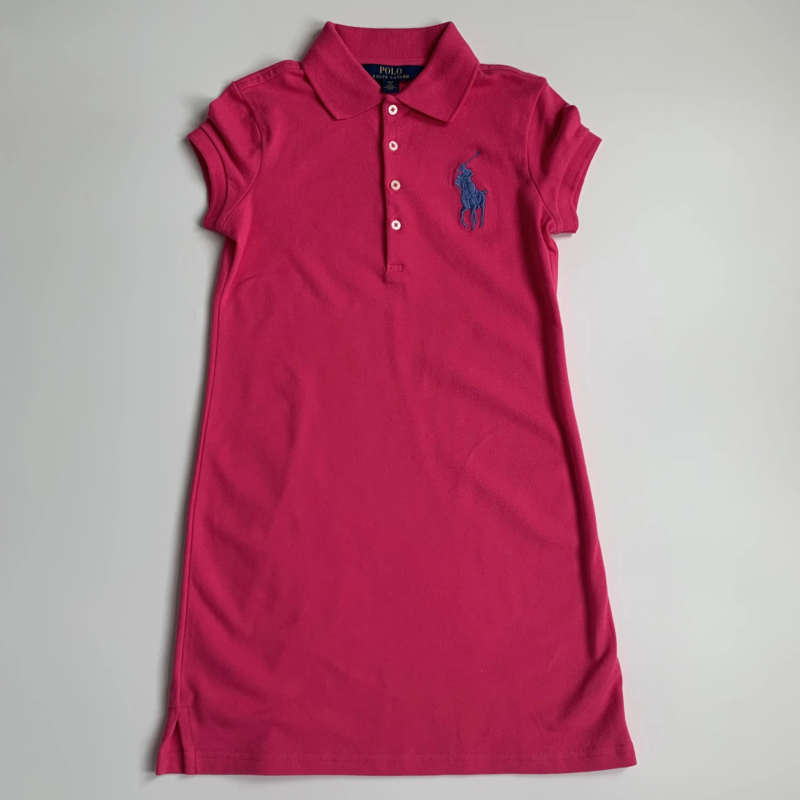 Ralph Lauren Hot Pink Polo Dress: 7 Years