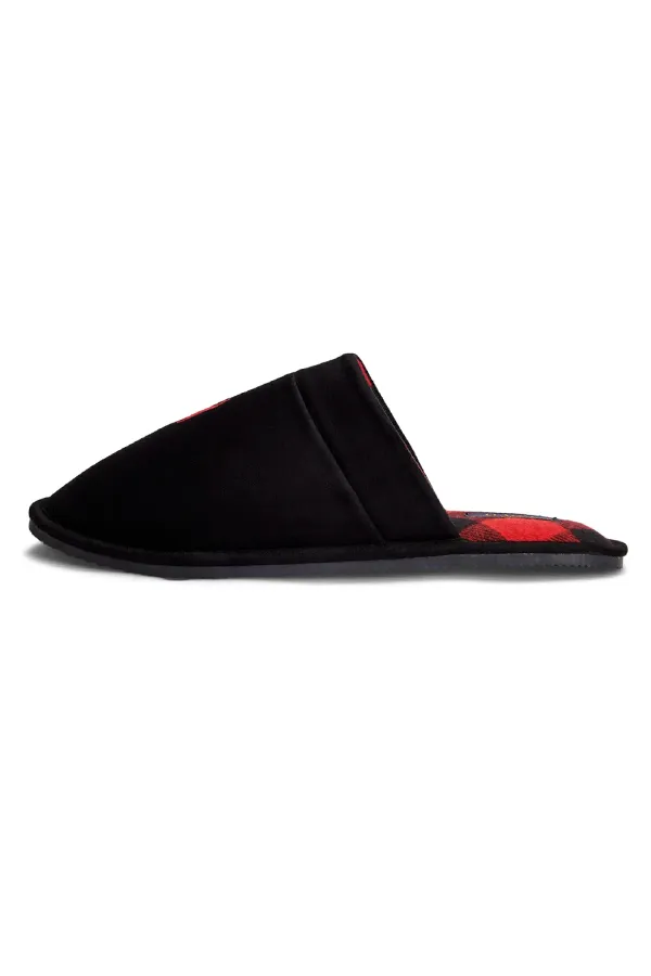 Ralph Lauren Pony Slippers Black