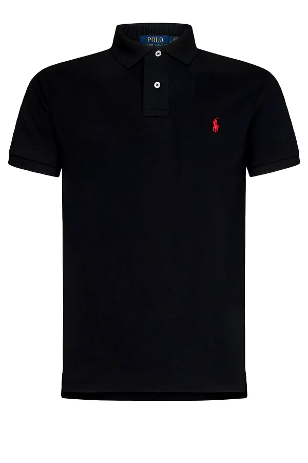 Ralph Lauren Slim Fit Polo Black