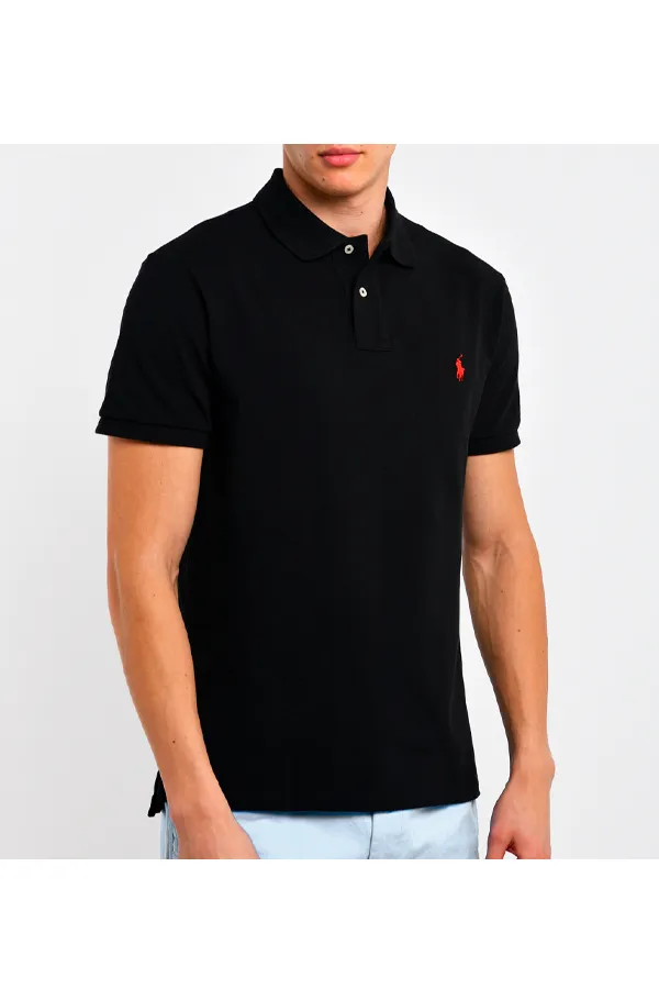 Ralph Lauren Slim Fit Polo Black