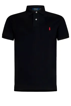 Ralph Lauren Slim Fit Polo Black