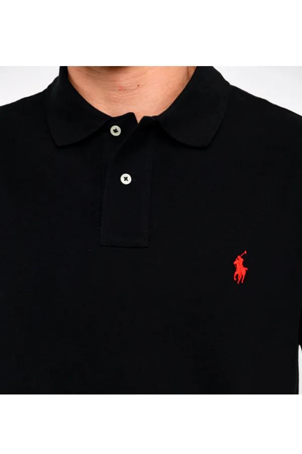 Ralph Lauren Slim Fit Polo Black