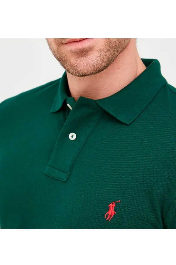 Ralph Lauren Slim Fit Polo Dark Green