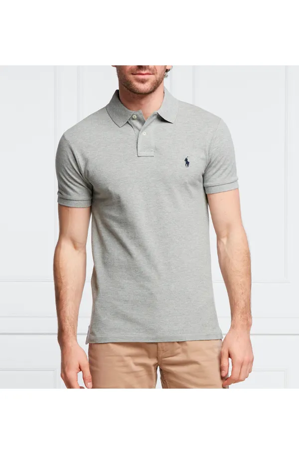 Ralph Lauren Slim Fit Polo Grey