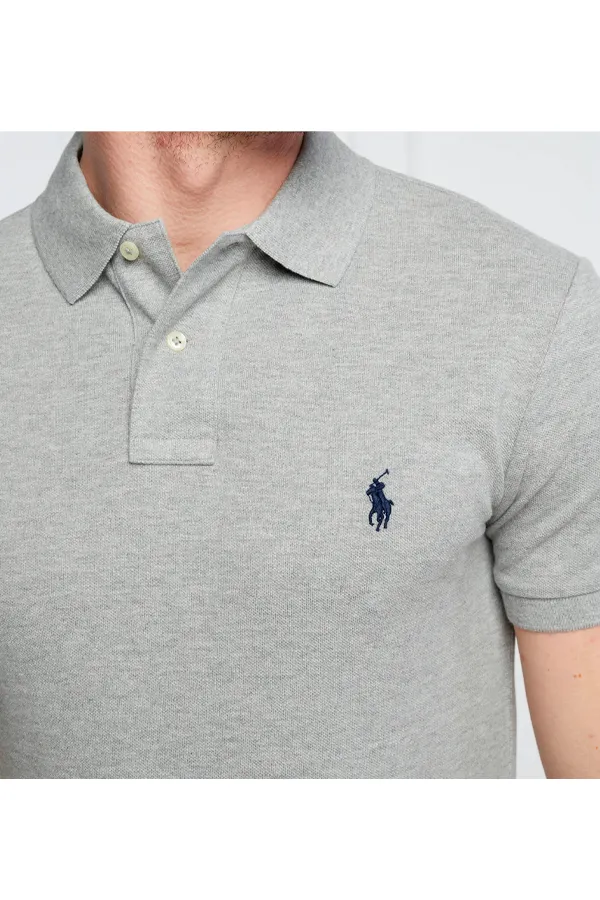 Ralph Lauren Slim Fit Polo Grey