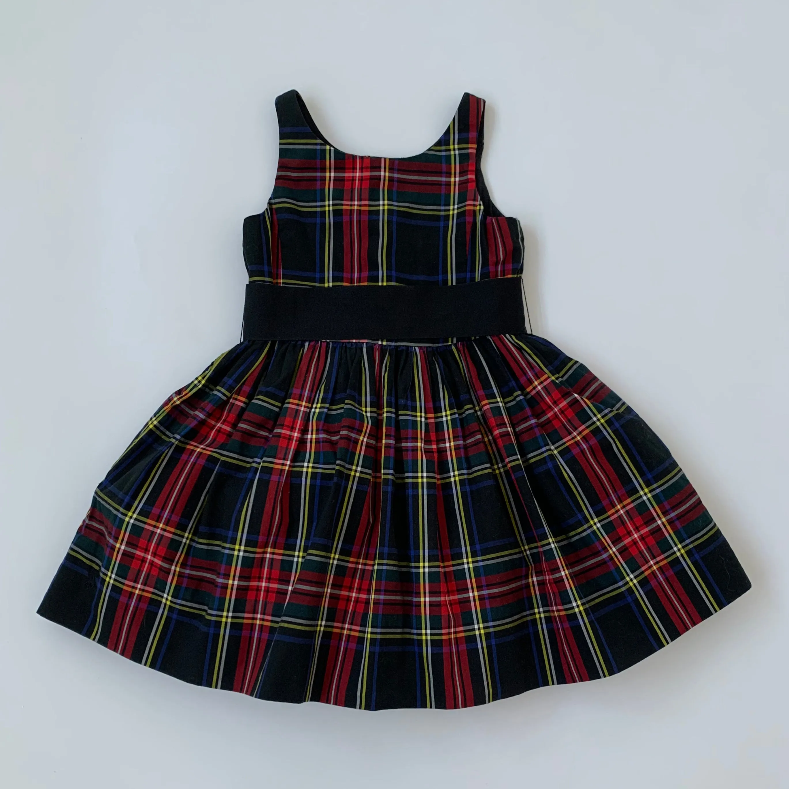 Ralph Lauren Tartan Dress With Bow: 3 Years