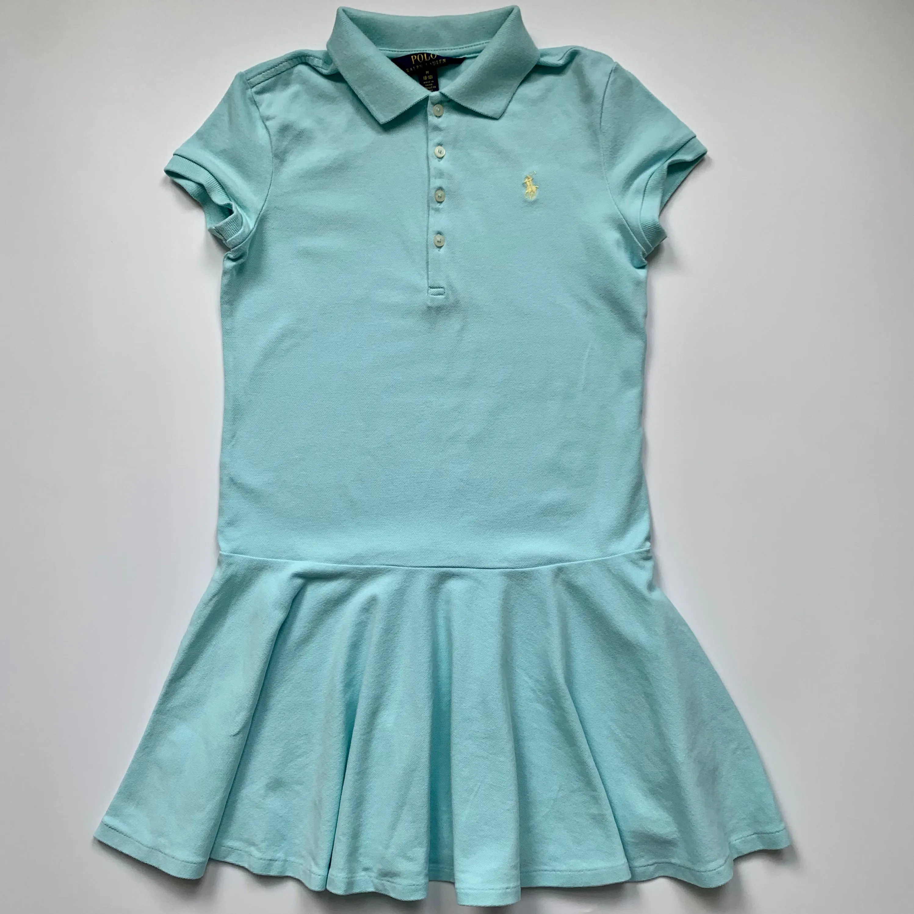 Ralph Lauren Turquoise Polo Dress: 8-10 Years